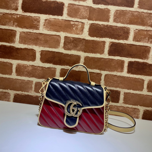 G*u*i gg marmont mini top handle bag