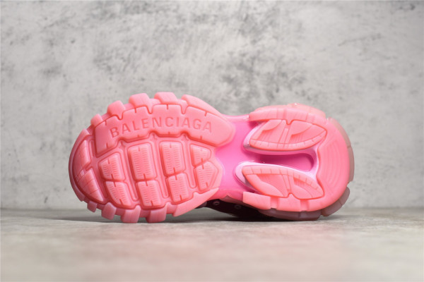 Ba*len*cia*ga track sneaker clear sole