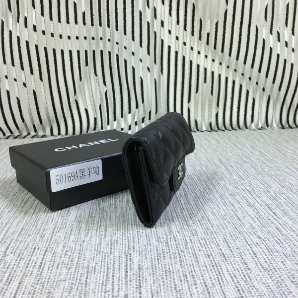 CL Lambskin Wallet Gold / Silver Hardare