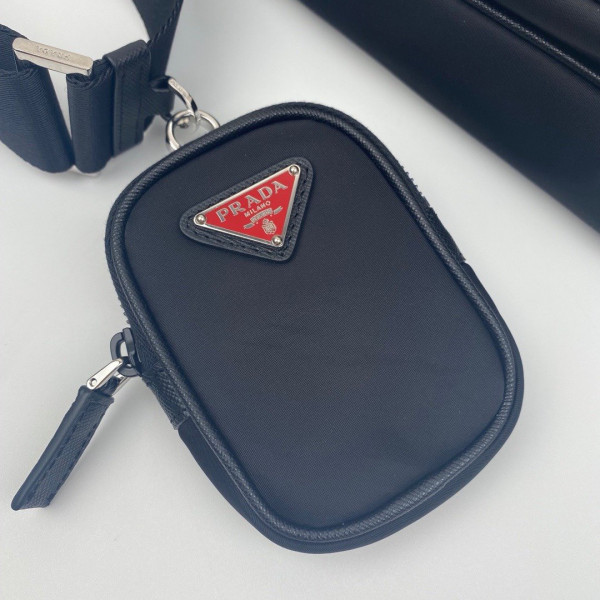 Pra*a nylon cross-body bag