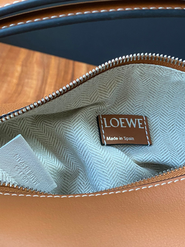 LOEWE small Cubi bag in Anagram jacquard and calfskin