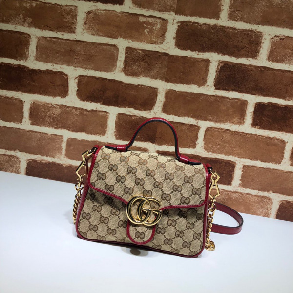 G*u*i gg marmont mini top handle bag