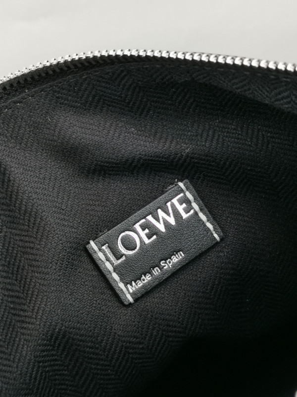 LOEWE small Cubi bag in Anagram jacquard and calfskin