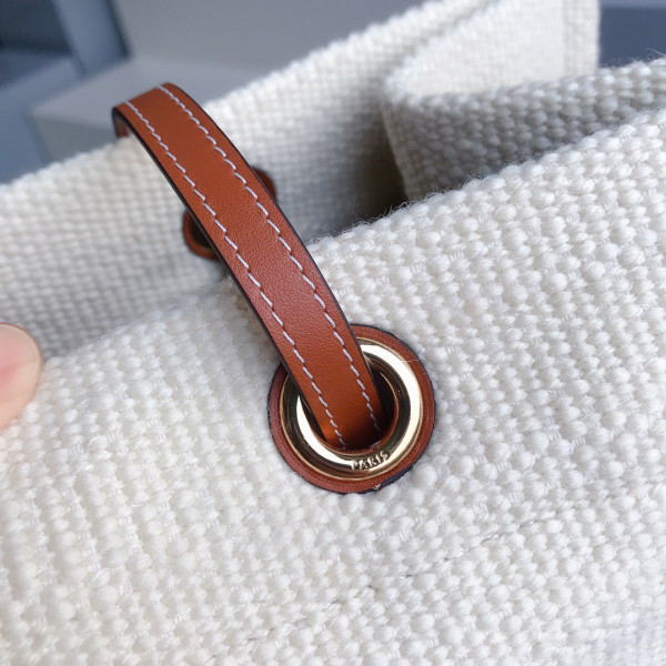 Ce**e msquared cabas Ce**e in "plein soleil" textile and calfskin