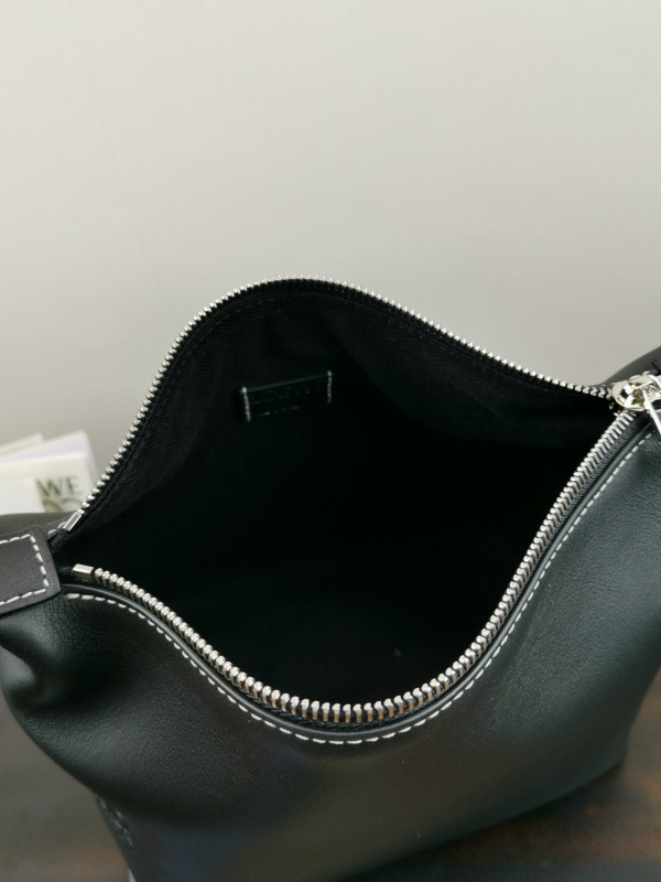 LOEWE small Cubi bag in Anagram jacquard and calfskin