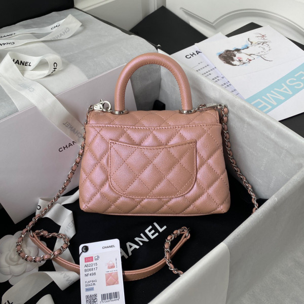 CL MINI FLAP BAG WITH TOP HANDLE