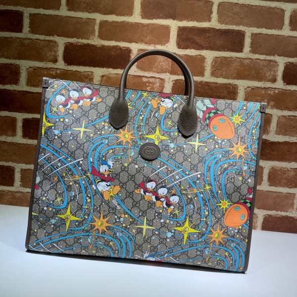 disney x G*u*i donald duck tote bag