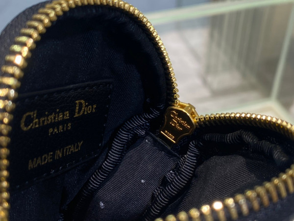 D*or detachable D*or caro round coin purse