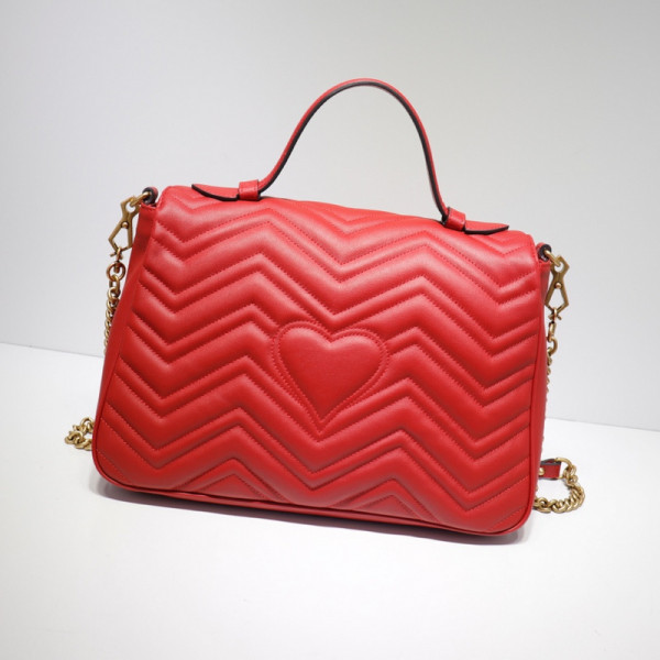 G*u*i gg marmont medium top handle bag