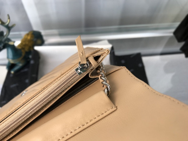 CL Flap Bag Lambskin With Gold / Silver Hardware