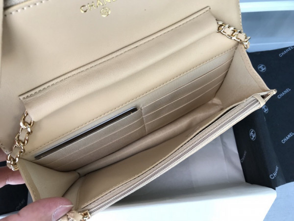 CL Flap Bag Lambskin With Gold / Silver Hardware