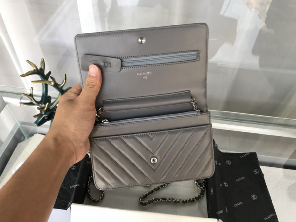 CL Flap Bag Lambskin With Gold / Silver Hardware