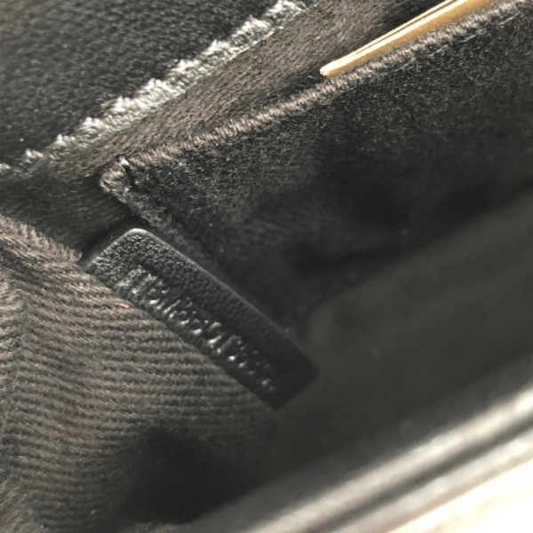 B**rry small quilted check two-tone lambskin lola bag