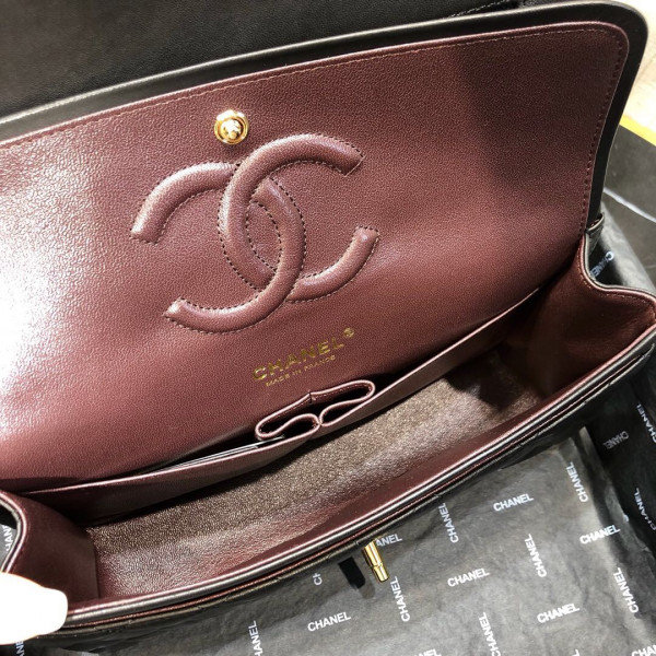 CL FLAP BAG LAMBSKIN