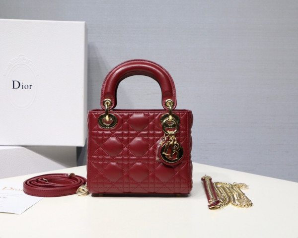 lady D*or mini with lambskin