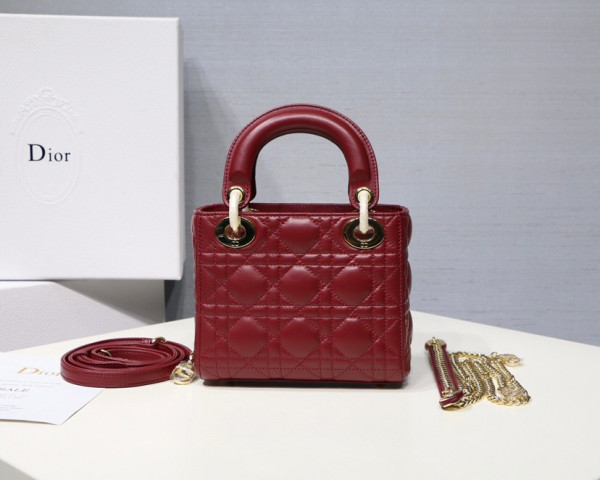 lady D*or mini with lambskin