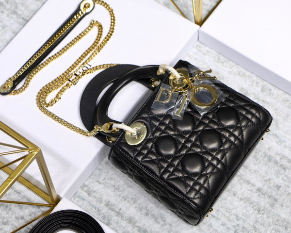 lady D*or mini with lambskin