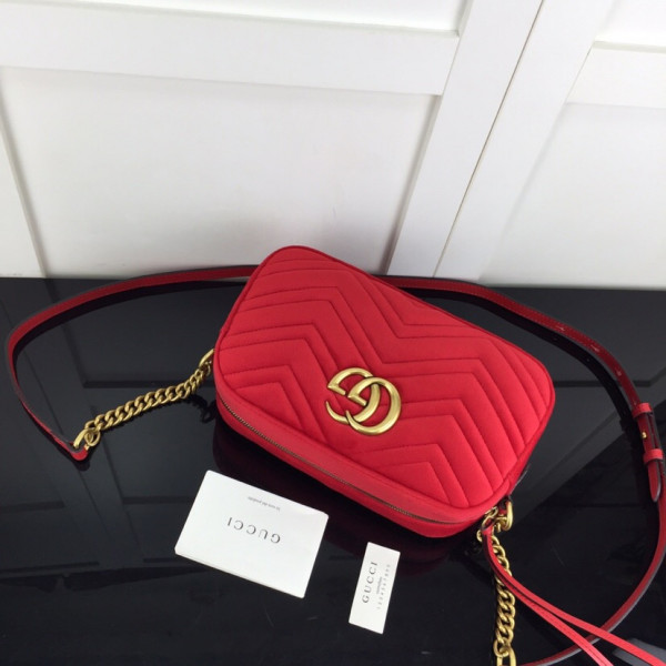 G*u*i gg marmont velvet small shoulder bag
