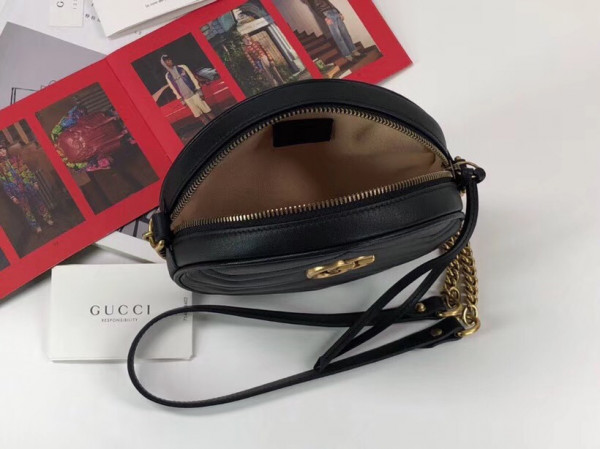 G*u*i gg marmont mini round shoulder bag