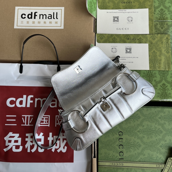 G*u*i horsebit chain small shoulder bag