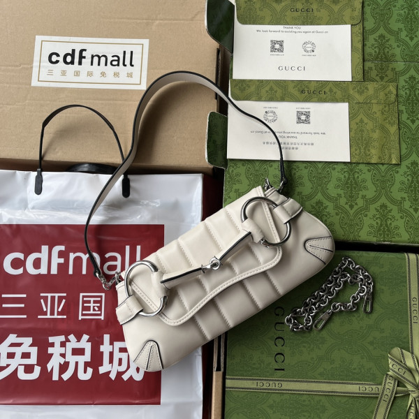 G*u*i horsebit chain small shoulder bag