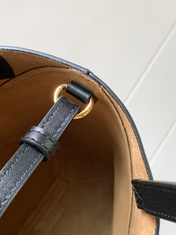 LOEWE Puzzle Fold Tote in shiny calfskin