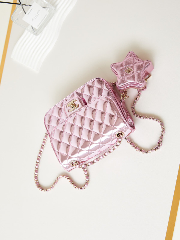 CL MINI FLAP BAG & STAR COIN PURSE