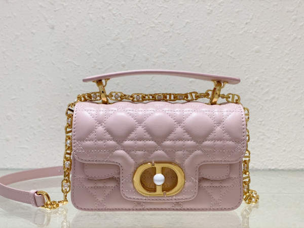 mini D*or jolie top handle bag-19 x 12 x 6 cm