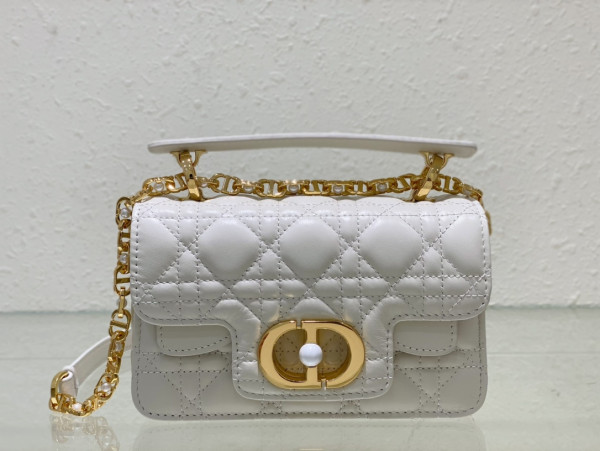 mini D*or jolie top handle bag-19 x 12 x 6 cm