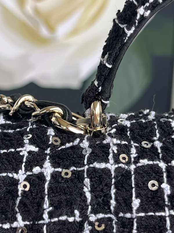 CL FLAP BAG WITH TOP HANDLE-20*12*6cm