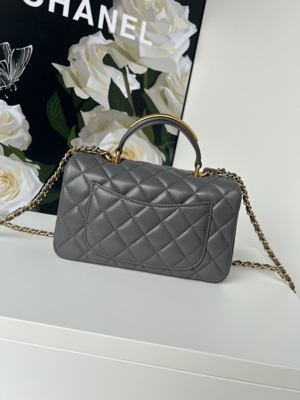 CL FLAP BAG WITH TOP HANDLE-20*12*6cm