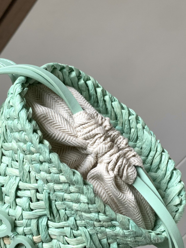 LOEWE Anagram Checks Mini bucket bag-22*14*6CM