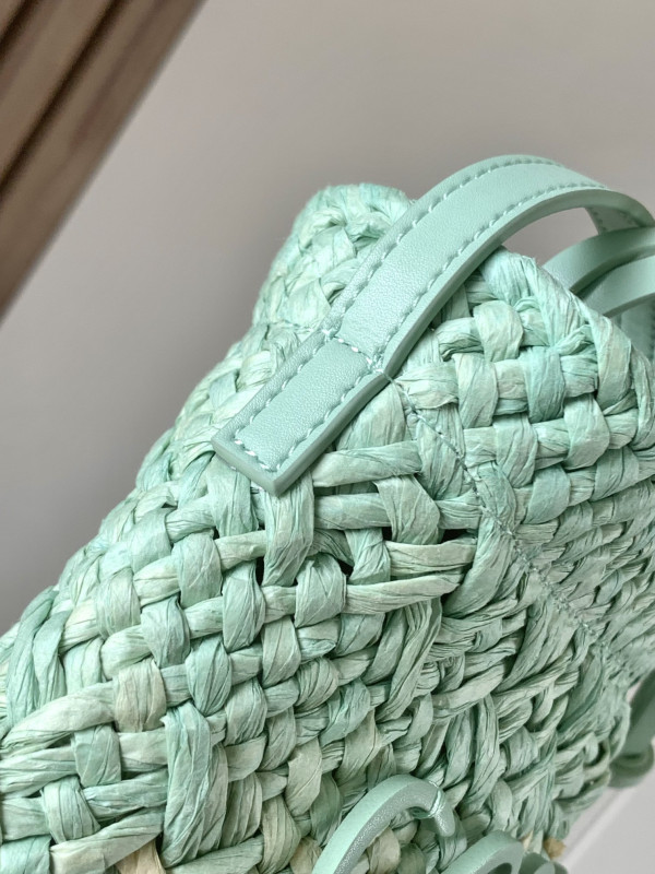 LOEWE Anagram Checks Mini bucket bag-22*14*6CM