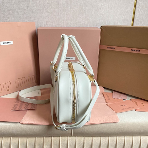 MIUMIU Arcadie leather bag-27X12X9Cm
