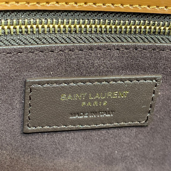 YSL LOULOU CARRE SATCHEL IN SMOOTH LEATHER